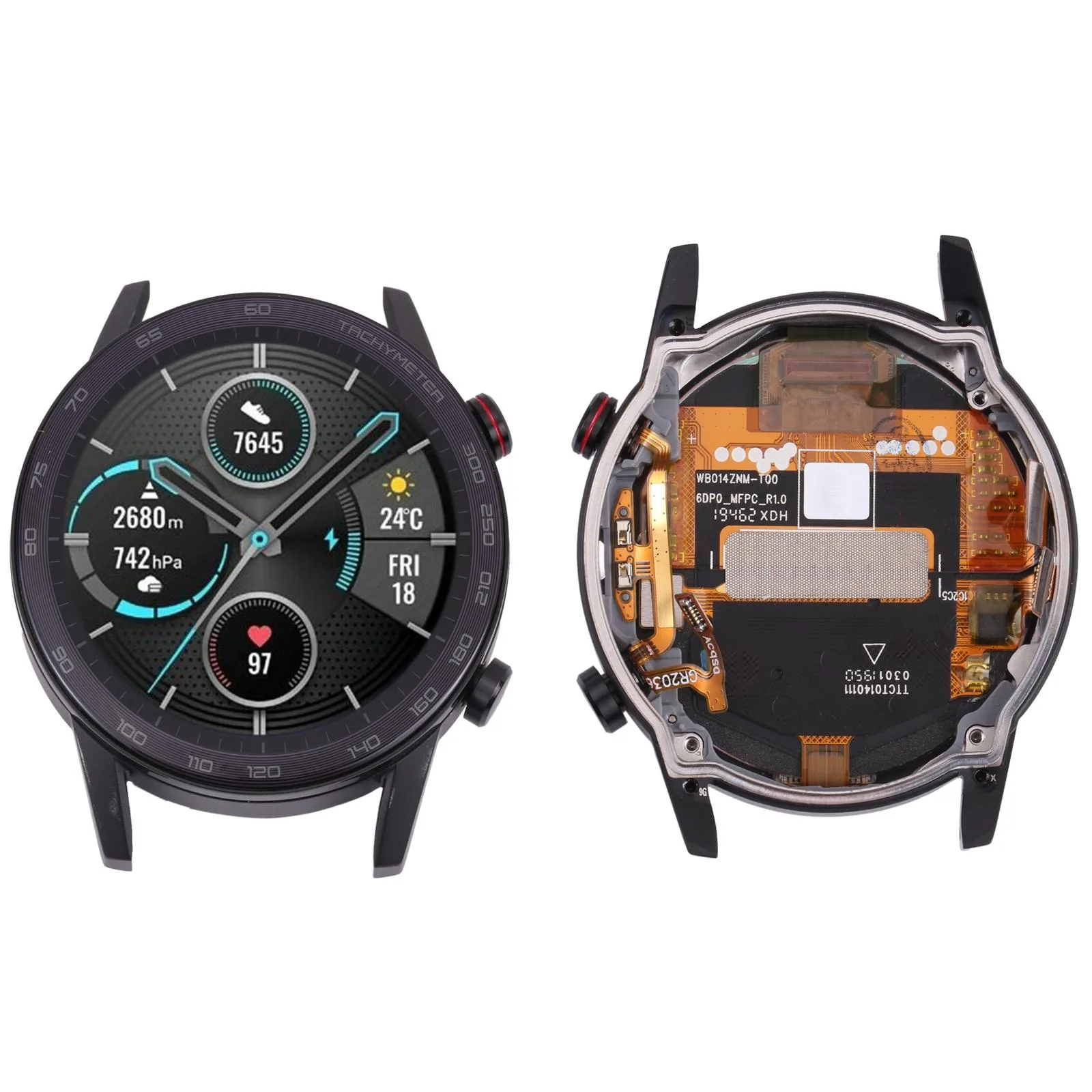LCD Screen and Digitizer Full Assembly With Frame for Honor Magic Watch 2 MNS-B19 46mm