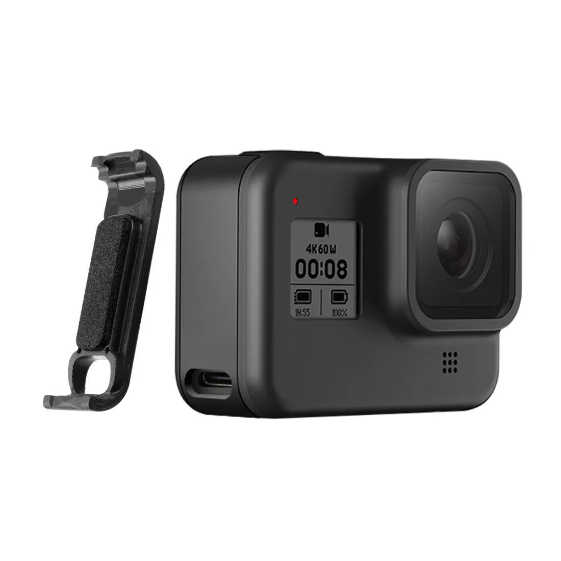Sports Camera Rechargeable Battery Replacement Cover Side Cover for GoPro HERO8