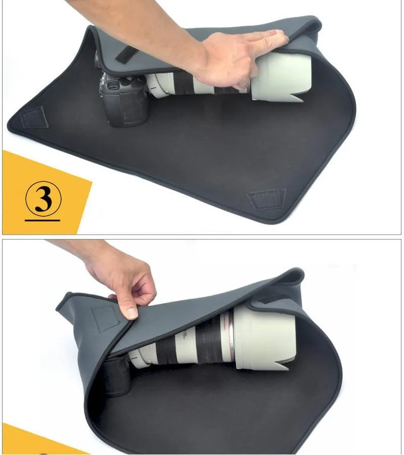 Shockproof Neoprene Bag Magic Wrap Blanket for Canon / Nikon / Sony Camera Lens, Size: 25 x 25cm
