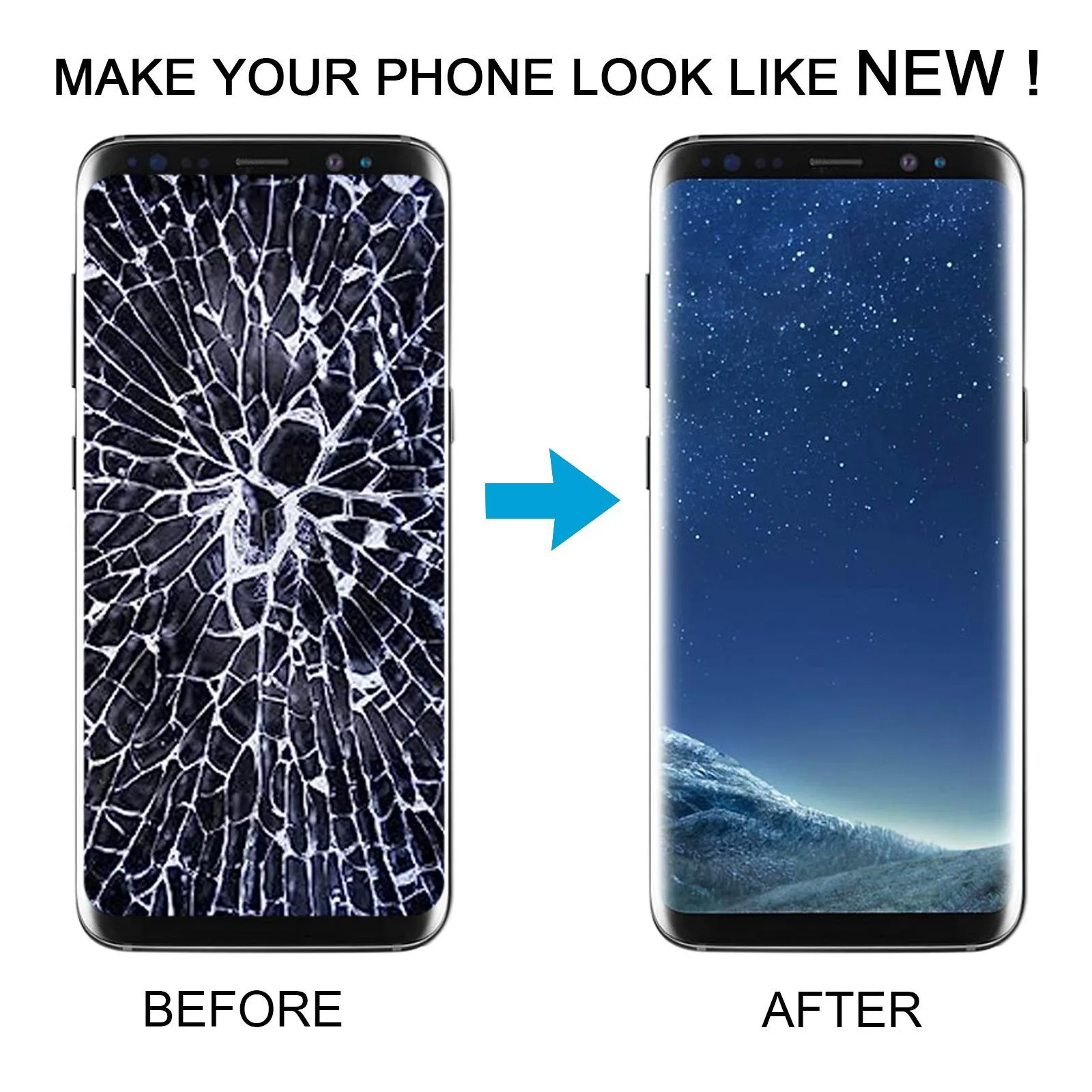 For Samsung Galaxy S8 SM-G950F 5.7 inch TFT LCD Screen Digitizer Full Assembly with Frame