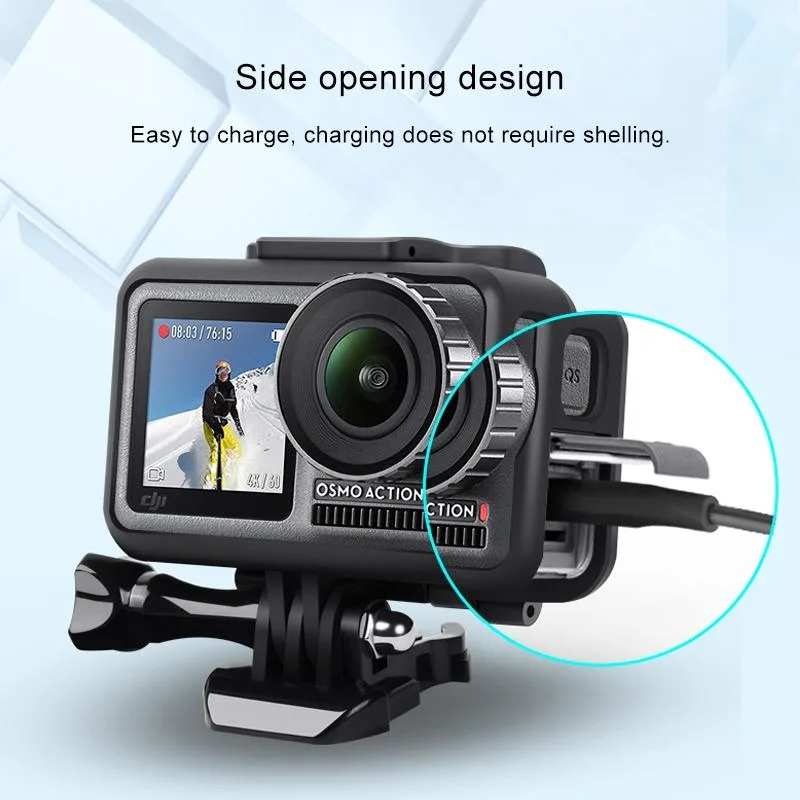 Sports Camera PC+ABS Shockproof Protective Case for DJI Osmo Action 1