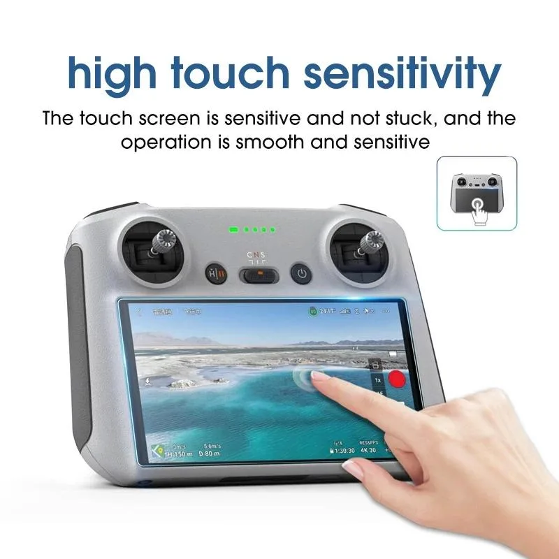 For DJI Mini 3 Pro Remote Control Explosion-proof Tempered Glass Screen Film