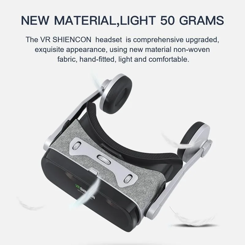 VR SHINECON G07E Virtual Reality 3D Video Glasses Suitable for 4.0 inch - 6.3 inch Smartphone