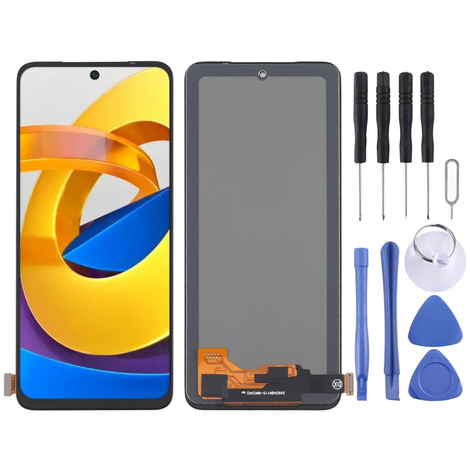 TFT Material LCD Screen and Digitizer Full Assembly for Xiaomi Redmi Note 11 4G/Redmi Note 11S 4G/Poco M4 Pro