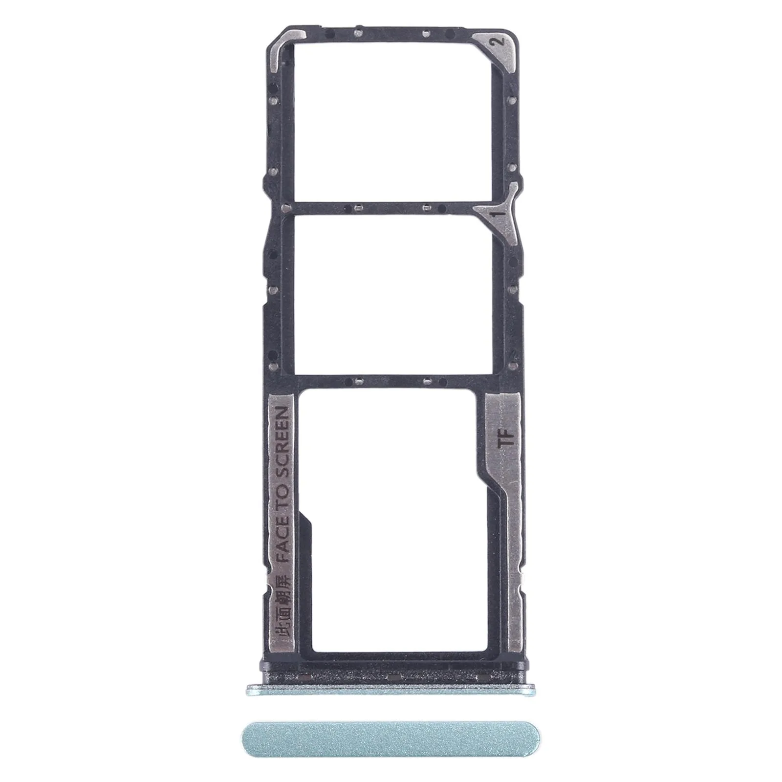 SIM Card Tray + SIM Card Tray + Micro SD Card Tray