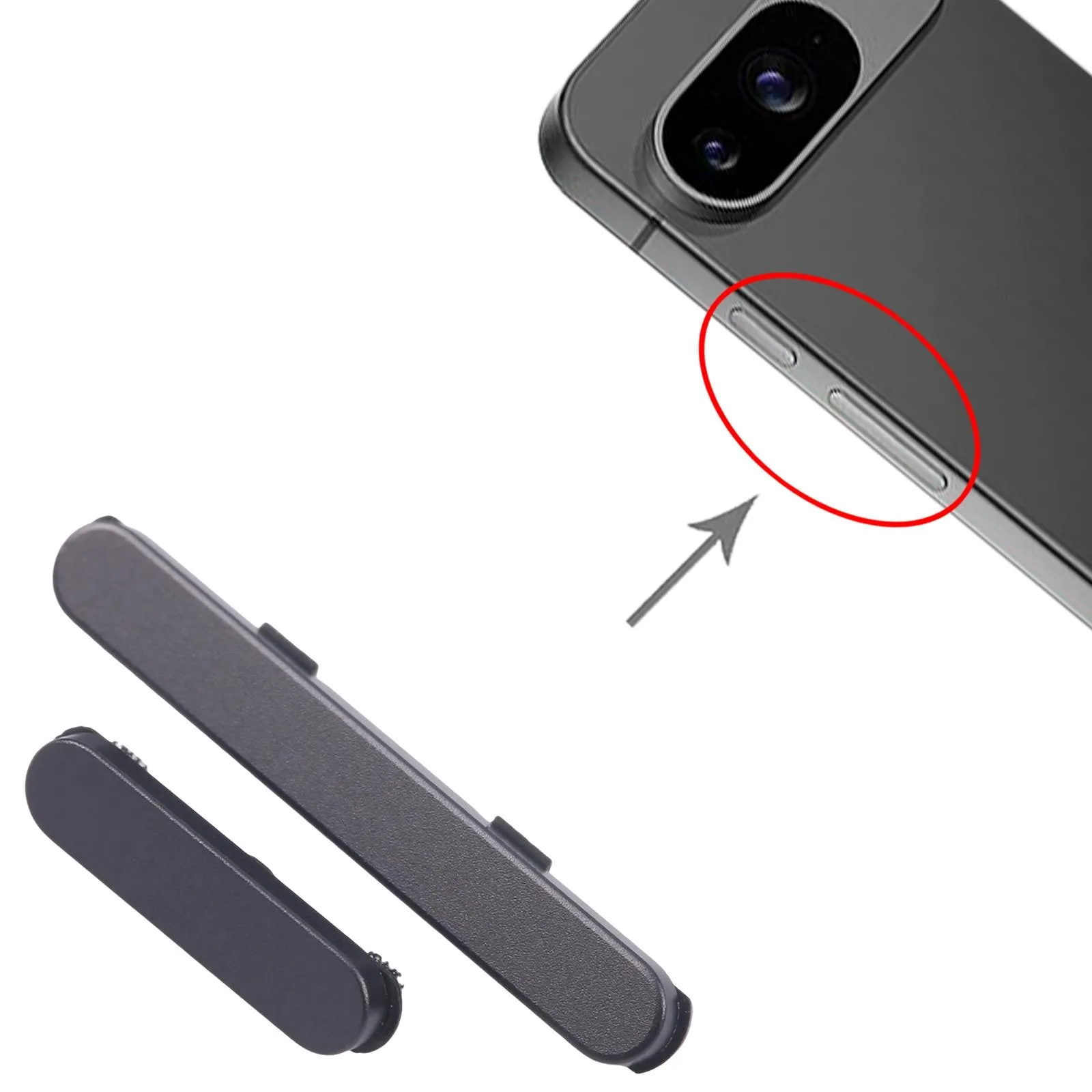 For Google Pixel 9 Original Power Button and Volume Control Button