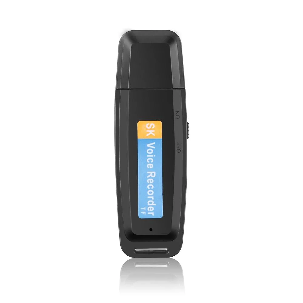 SK001 Professional Rechargeable U-Disk Portable USB Digital Audio Voice Recorder Pen Support TF Card