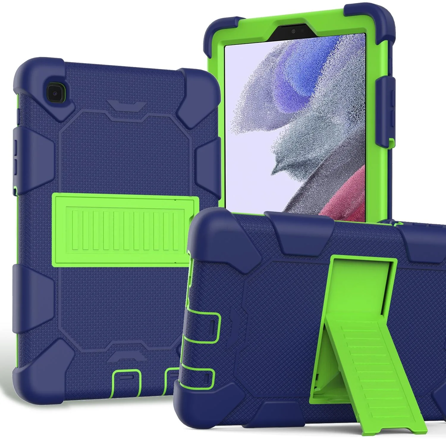 / T225 Two-Color Robot Shockproof Silicone + PC Protective Case with Holder