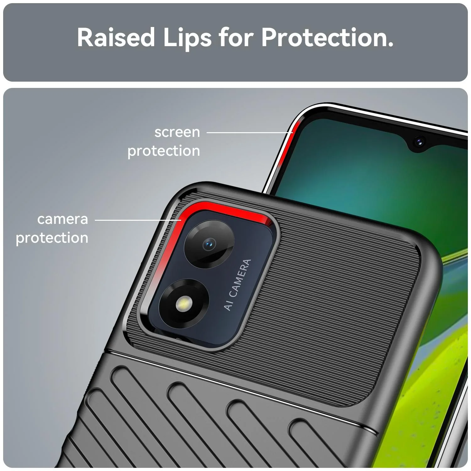 For Motorola Moto E13 Thunderbolt Shockproof TPU Protective Soft Phone Case