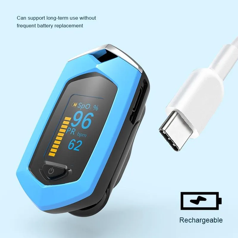 Portable Pulsioximetro Finger spo2 Pulse Oxymeter Blood Oxygen Monitor Saturatiemeter
