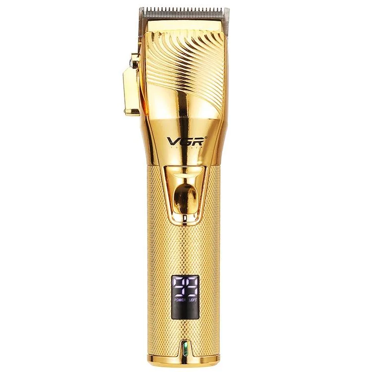 VGR V-280 10W USB Metal Electric Hair Clipper with LED Digital Display
