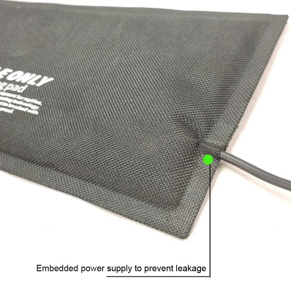 Knowing Climbing Pet Thermostat Time Switch Thermostatic Waterproof USB Heating Pad, Specification: Three-speed Temperature Control, Size:M