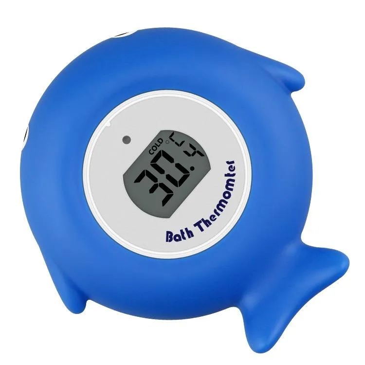 2 PCS Little Fish Baby Bath Electronic Thermometer Bathtub Pool Water Thermometer