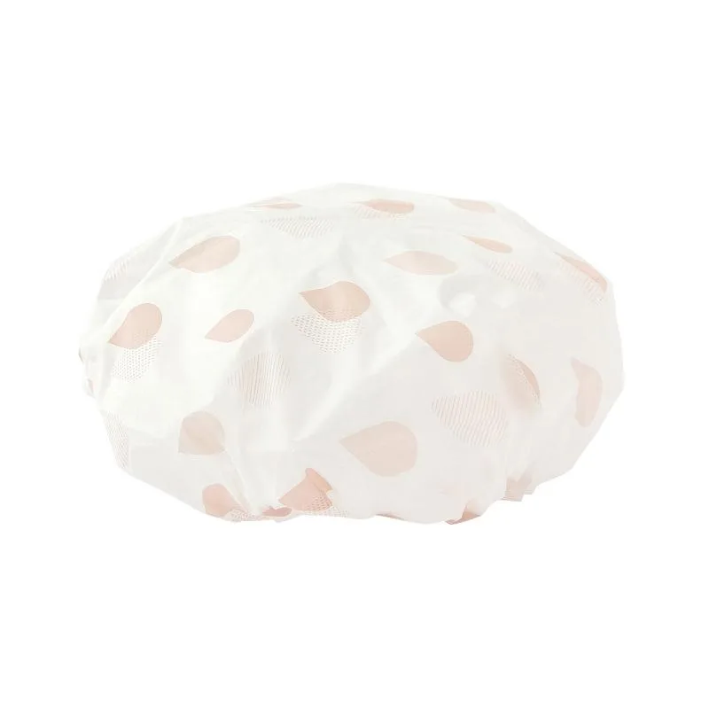 Waterproof Shower Hat Adult Women Bathing Hair Cover Anti-fume Hair Cover