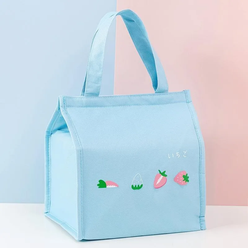 Square Fruit Large Capacity Picnic Insulation Bag Waterproof Bento Bag