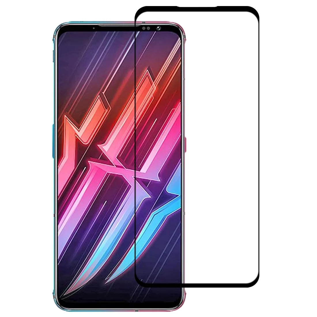 For Nubia Red Magic 6 / 6 Pro Full Glue Full Screen Tempered Glass Film
