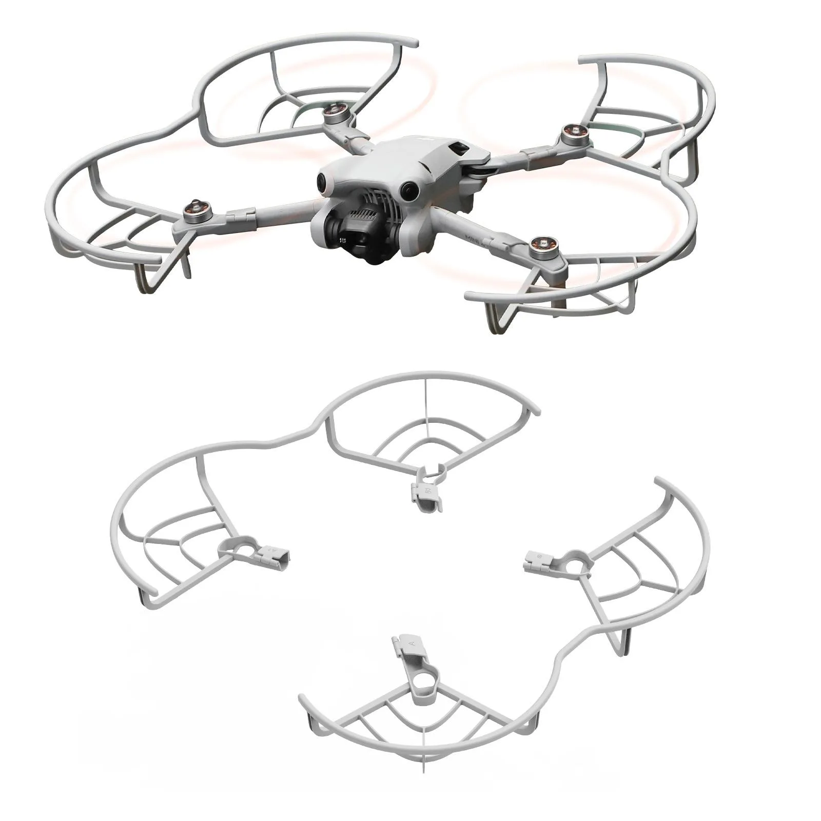 Sunnylife N4P-KC712 Drone Propeller Protective Guard Anti-collision Ring (Grey)