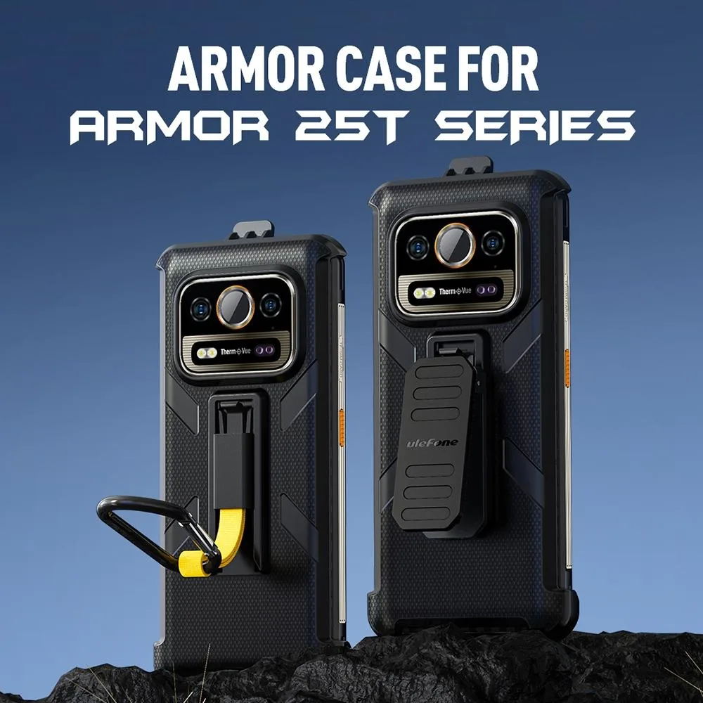 Ulefone Back Clip Phone Case with Carabiner(Black)