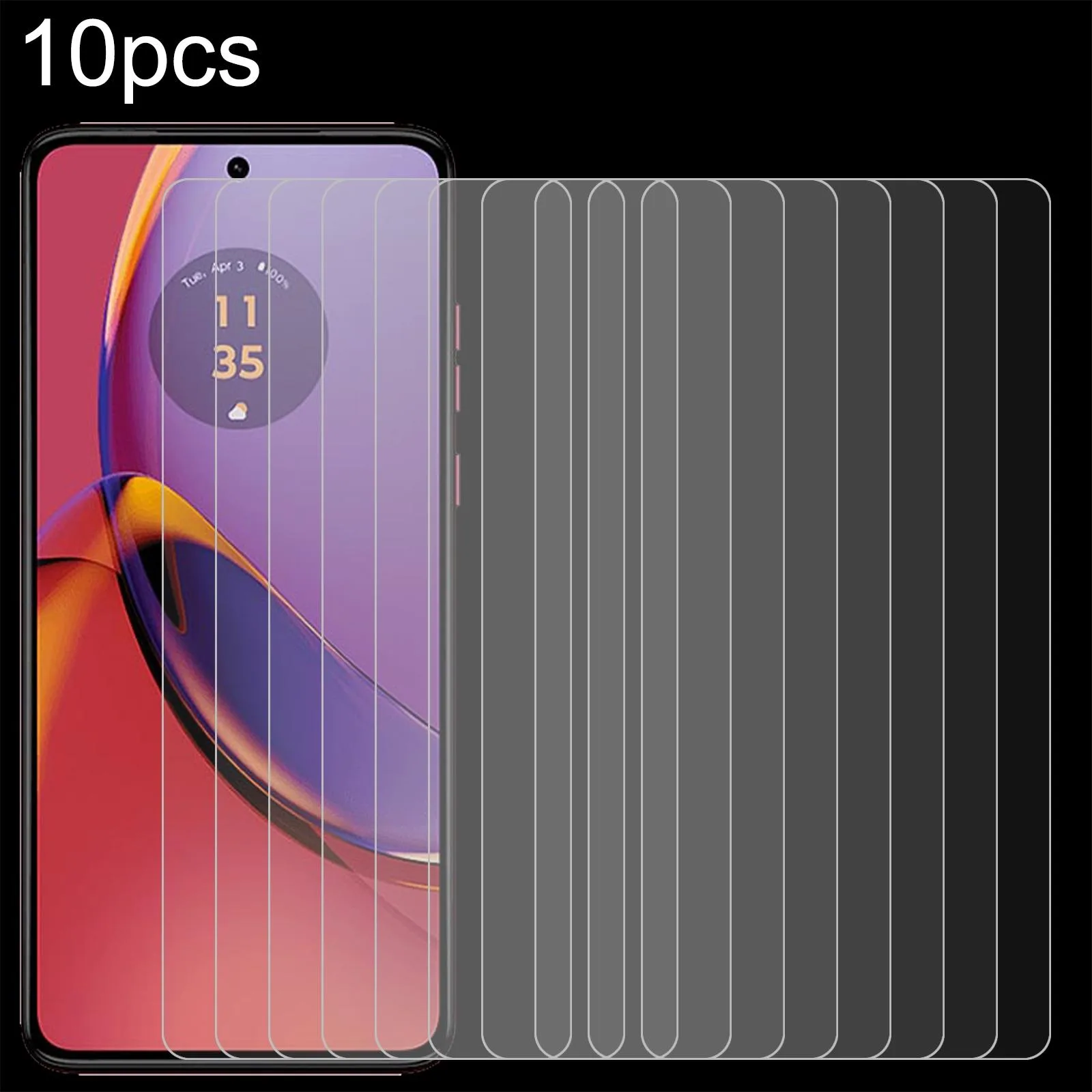 10pcs 0.26mm 9H 2.5D Tempered Glass Film