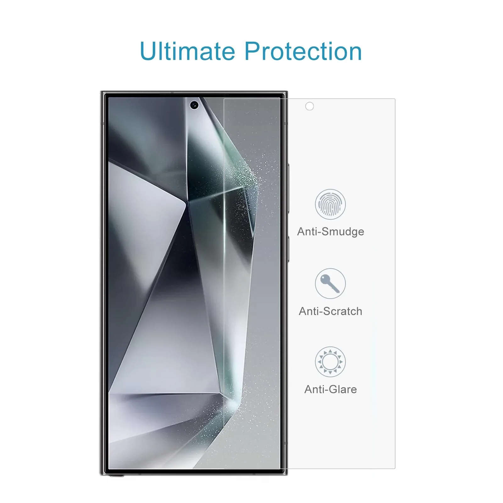 0.18mm 9H 2.5D Tempered Glass Film, Support Fingerprint Unlocking