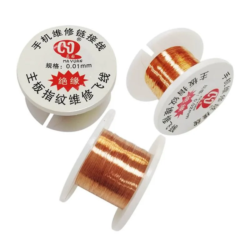 Insulation Circuit Board BGA Soldering Conductor Wire, Model:0.01mm