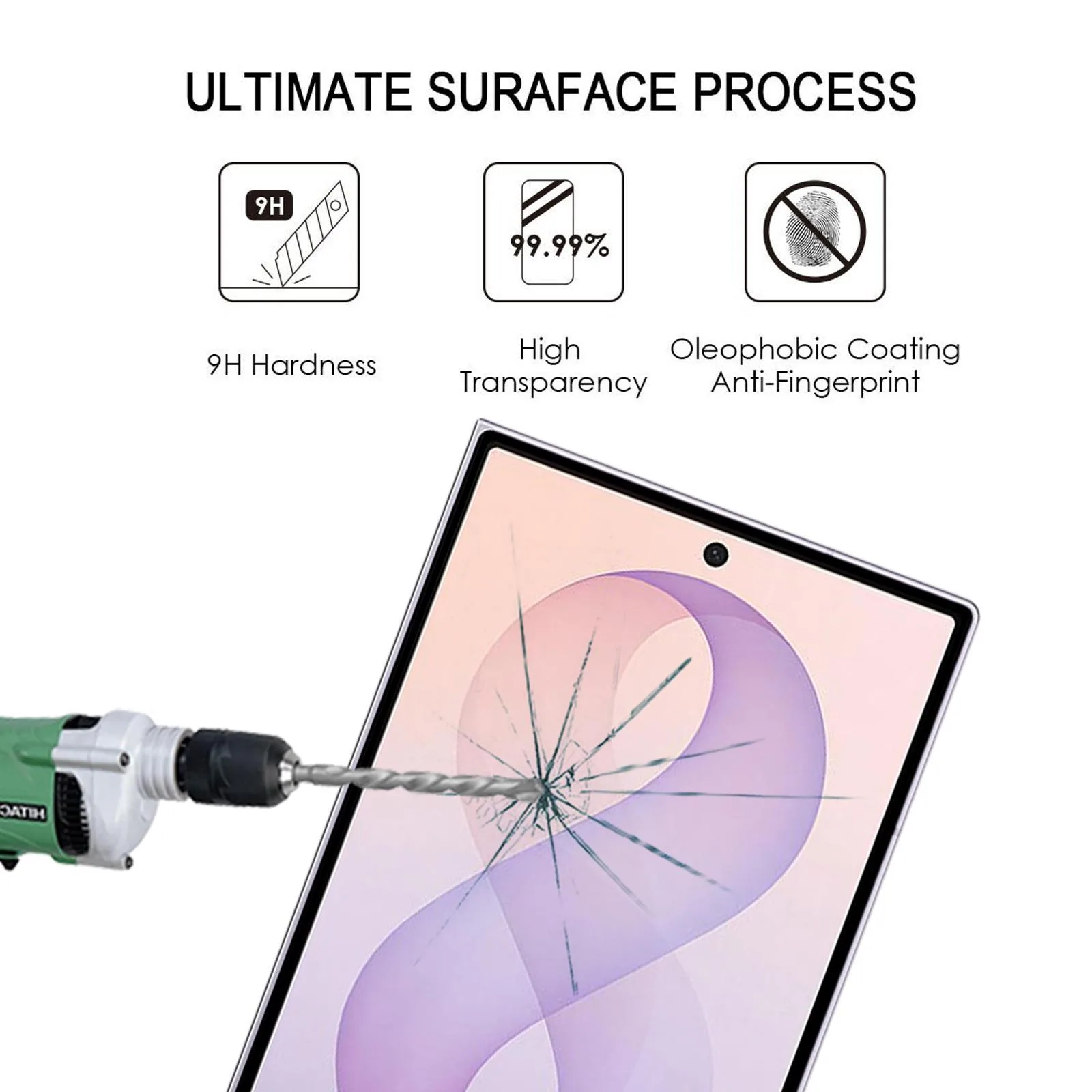 Silk Full Cover HD Tempered Glass Film