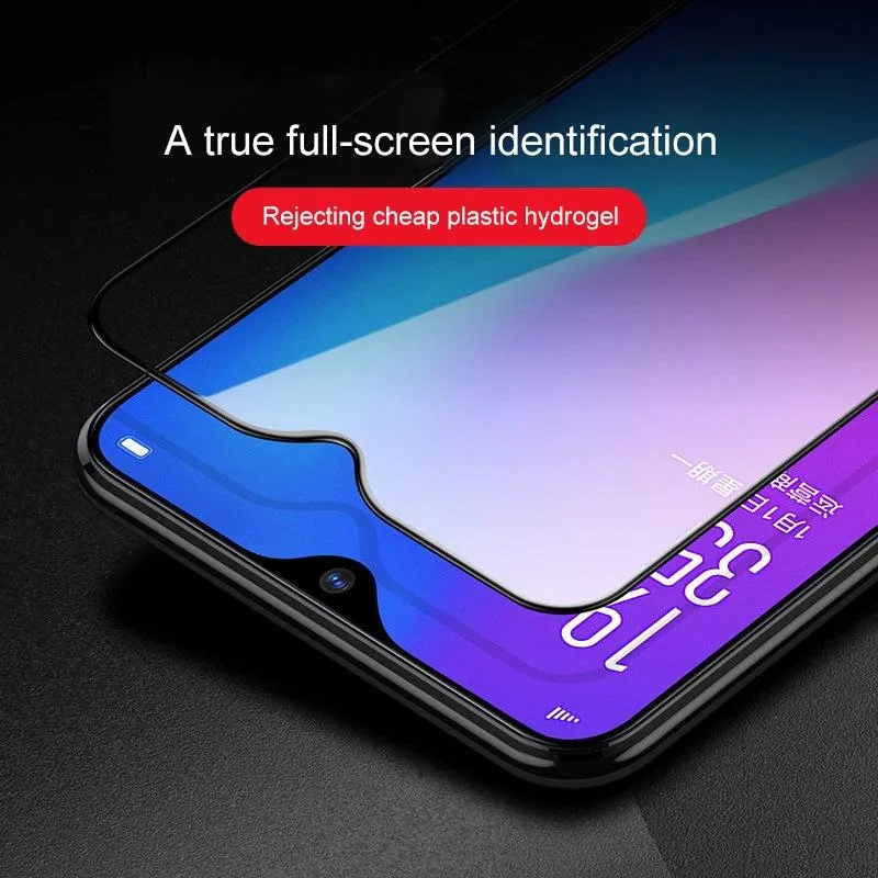 For OPPO A74 5G 9D Full Glue Full Screen Tempered Glass Film