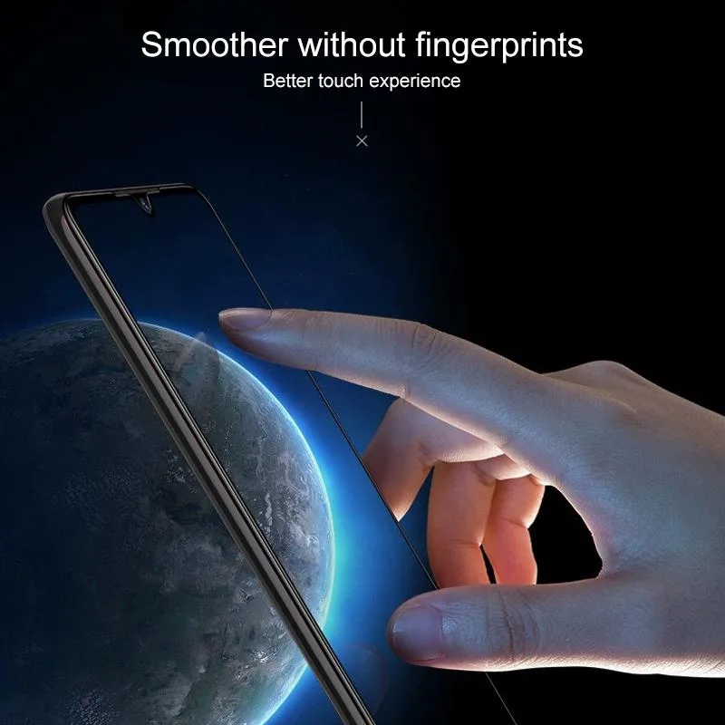 For OPPO A74 5G 9D Full Glue Full Screen Tempered Glass Film