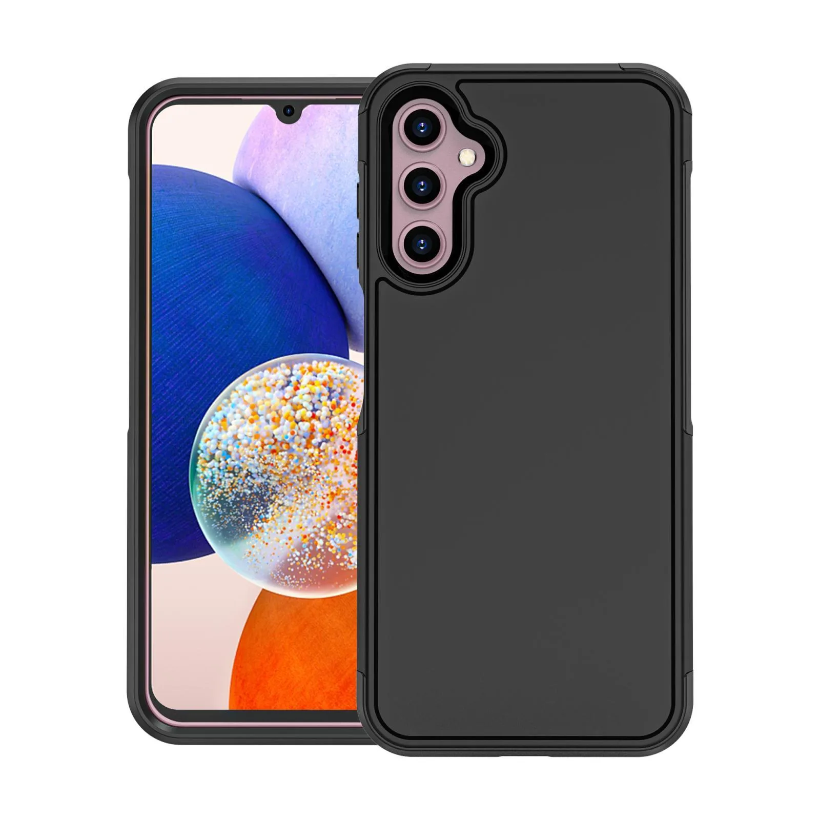RedPepper Armor PC Hybrid TPU Phone Case(Black)