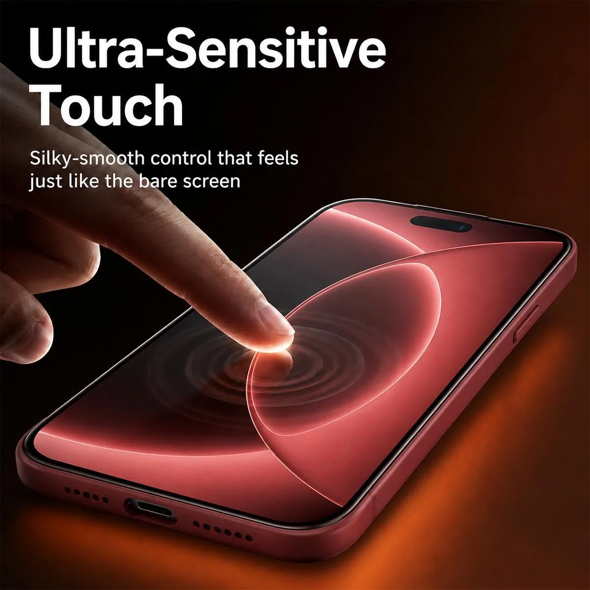 High Aluminum 380 Glue Silk Screen Printed Tempered Glass Film