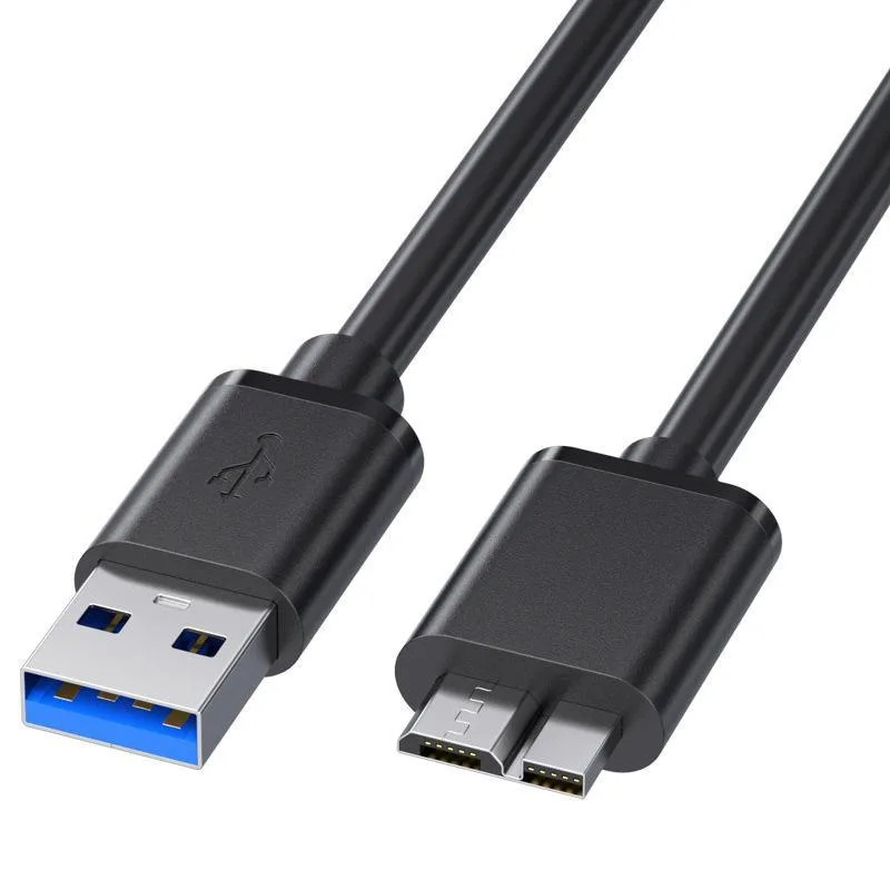 WG137 USB 3.0 Male to Micro-B Male External Hard Drive Enclosure Data Cable, Length:0.5m(Black)