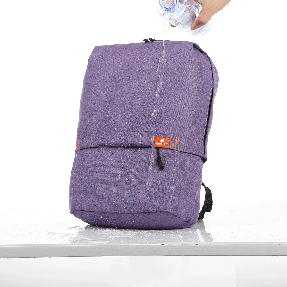 HAWEEL 10L Backpack Colorful Unisex Leisure Sports Chest Pack Travel Bags, Support Anti-theft / Waterproof Function(Purple)