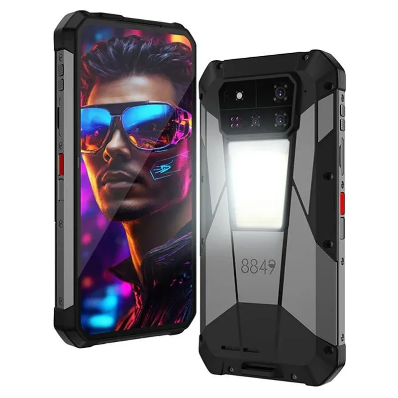 [HK Warehouse] Unihertz Tank 4 Pro Projector Rugged Phone, 16GB+512GB, Night Vision, 6.73 inch Android 14 Dimensity 8300 Octa Core, Network: 5G, NFC (Black)