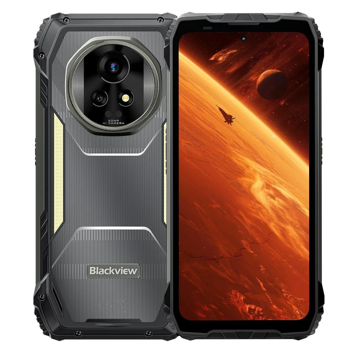 [HK Warehouse] Blackview XPLORE 2, 16GB+1TB, 6.73 inch Android 15 Dimensity 8300 MT6897 Octa Core, Network: 5G, OTG, NFC (Black)