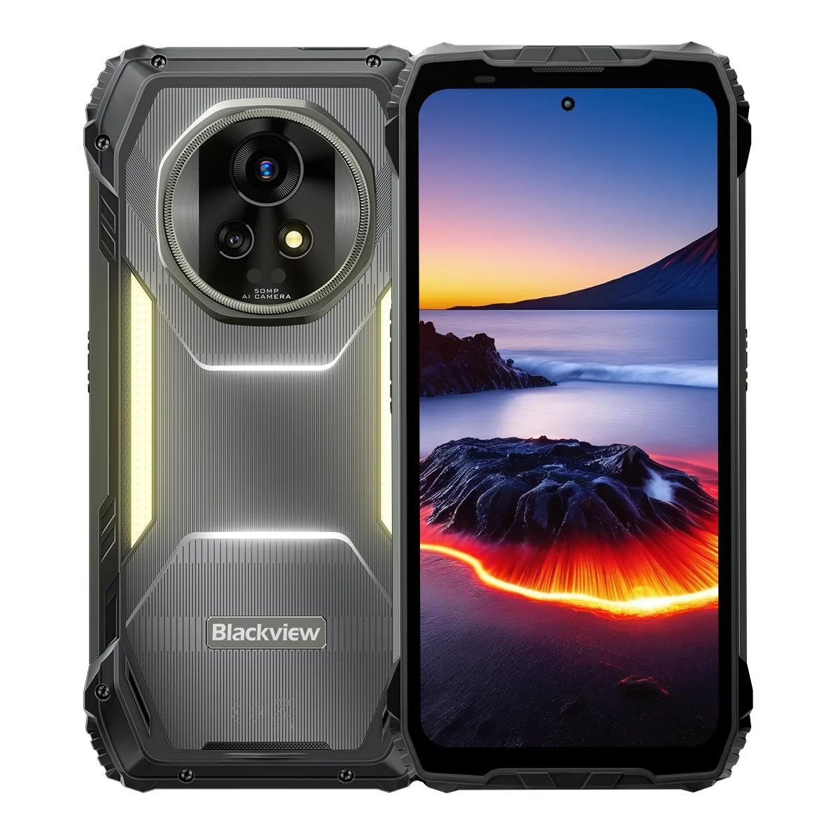 [HK Warehouse] Blackview XPLORE 2 Projector, Night Vision, 12GB+256GB, 6.73 inch Android 15 Dimensity 8300 MT6897 Octa Core, Network: 5G, OTG, NFC (Black)