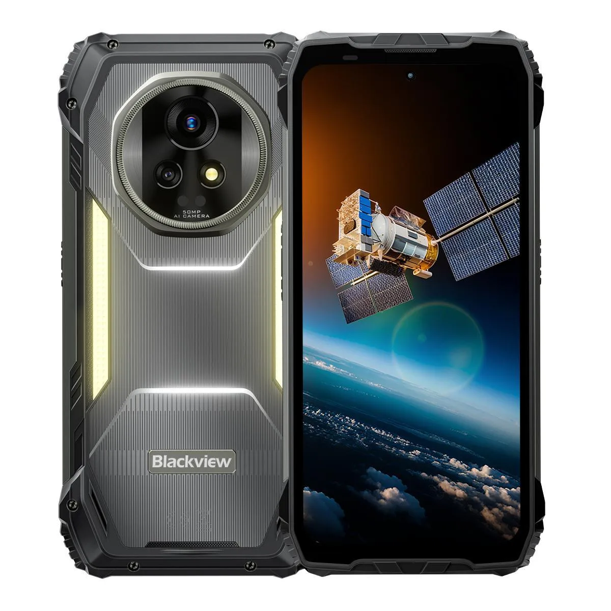 [HK Warehouse] Blackview XPLORE 2 Satellite, 12GB+256GB, 6.73 inch Android 15 Dimensity 8300 MT6897 Octa Core, Network: 5G, OTG, NFC (Black)