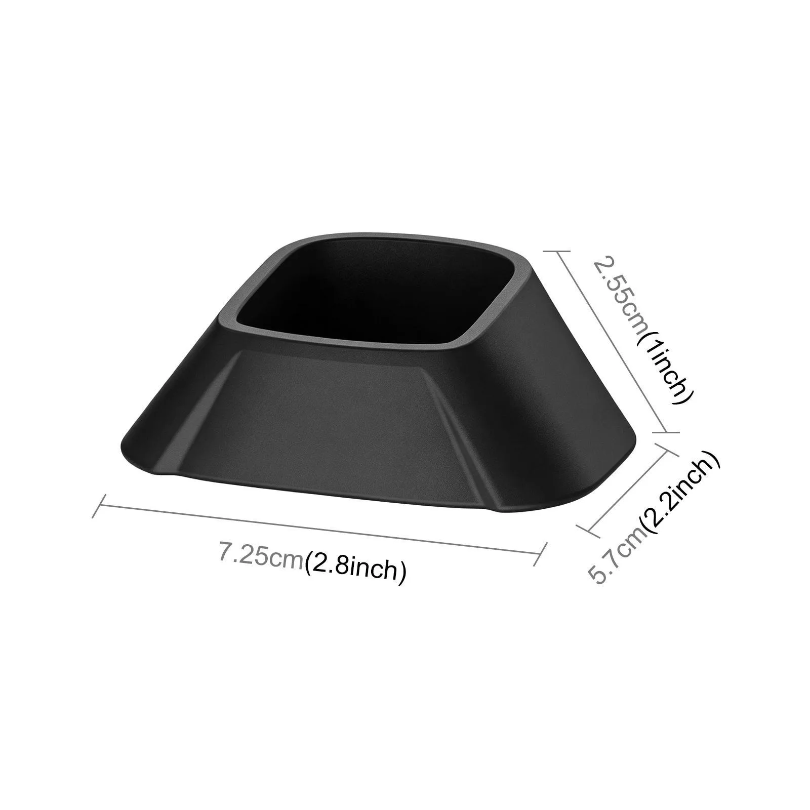 PULUZ Silicone Dock Desktop Adhesive Base Bracket (Black)