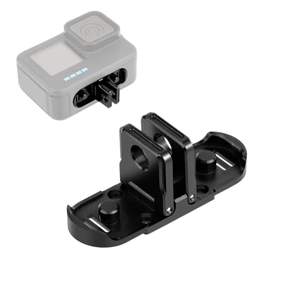 PULUZ Quick Release Magnetic Folding Base Adapter for GoPro HERO12 Black /11 Black /11 Black mini /10 Black /9 Black /8 Black / Max (Black)