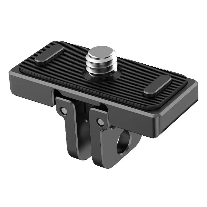 For Insta360 X4 / X3 PULUZ Quick Release 1 /4 inch Folding Base (Black)