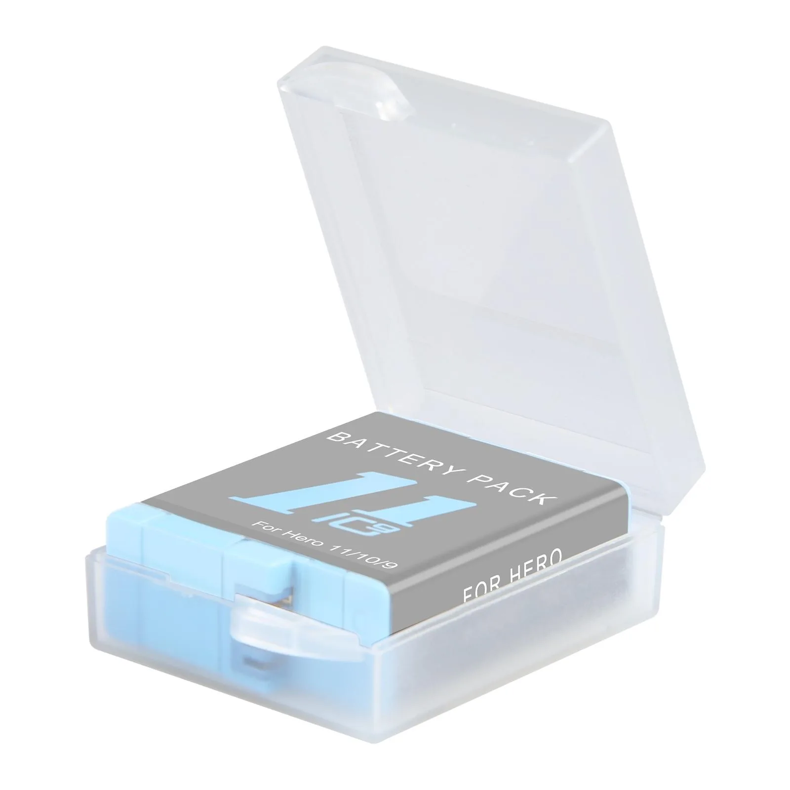 PULUZ Plastic Transparent Battery Storage Box for GoPro AHDBT-901/BT-801/BT-501/BT-401/BT-301 Enduro Battery (Transparent)