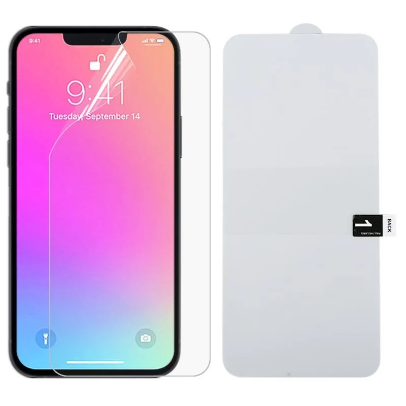 Full Screen Protector Explosion-proof Hydrogel Film For iPhone 17e / 16e / 14 / 13 / 13 Pro