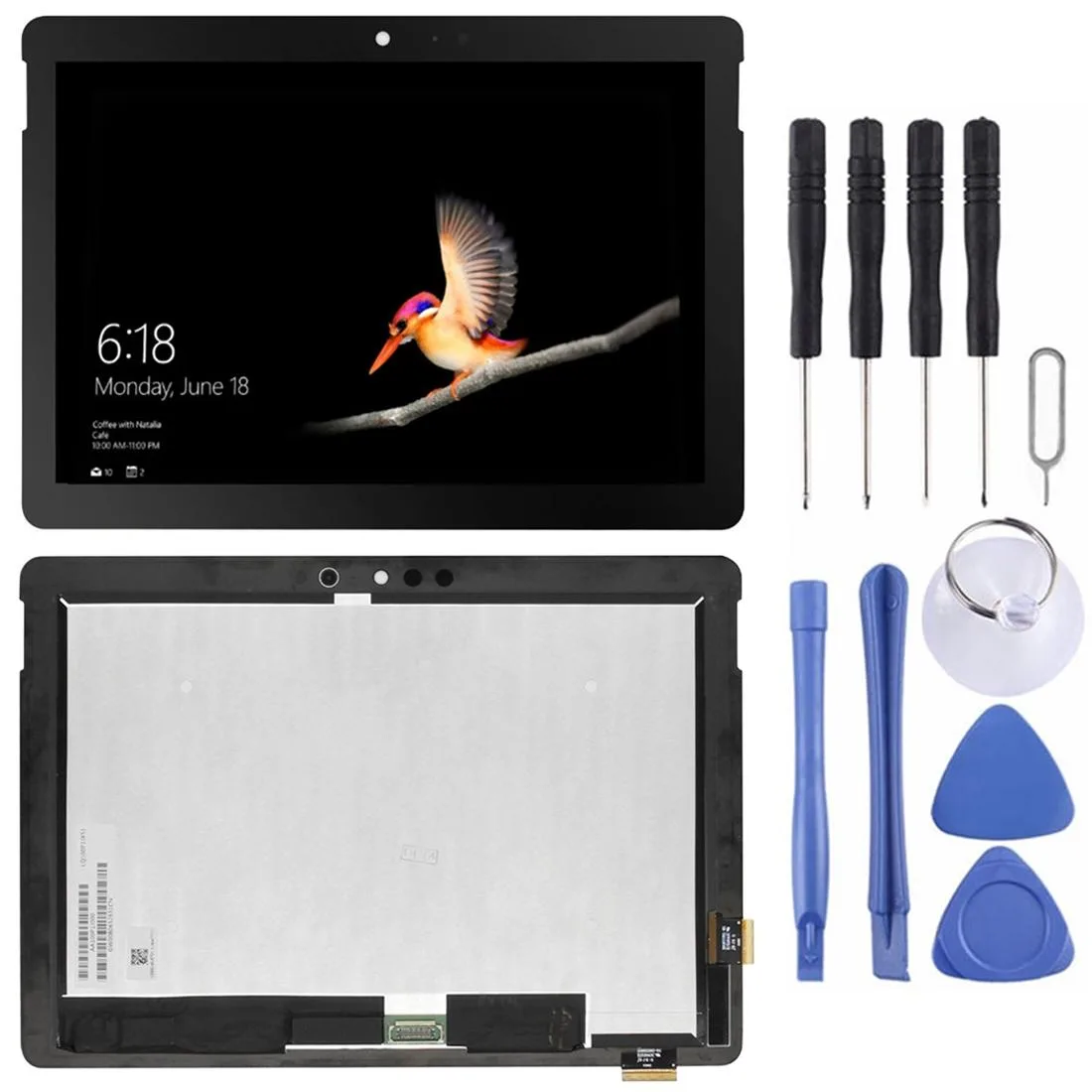 Original LCD Screen for Microsoft Surface go 1824 with Digitizer Full Assembly（Black)