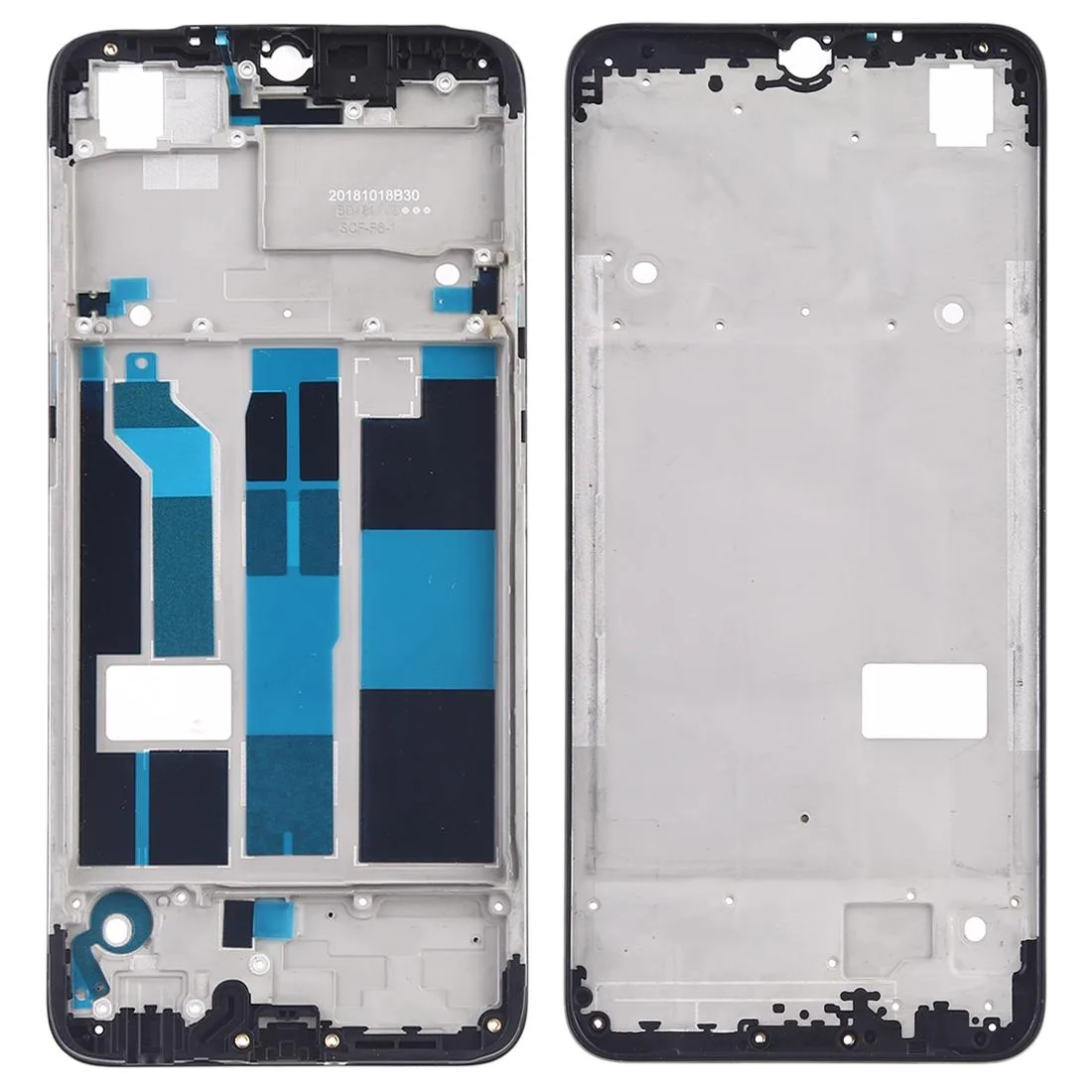 Front Housing LCD Frame Bezel Plate (Black)