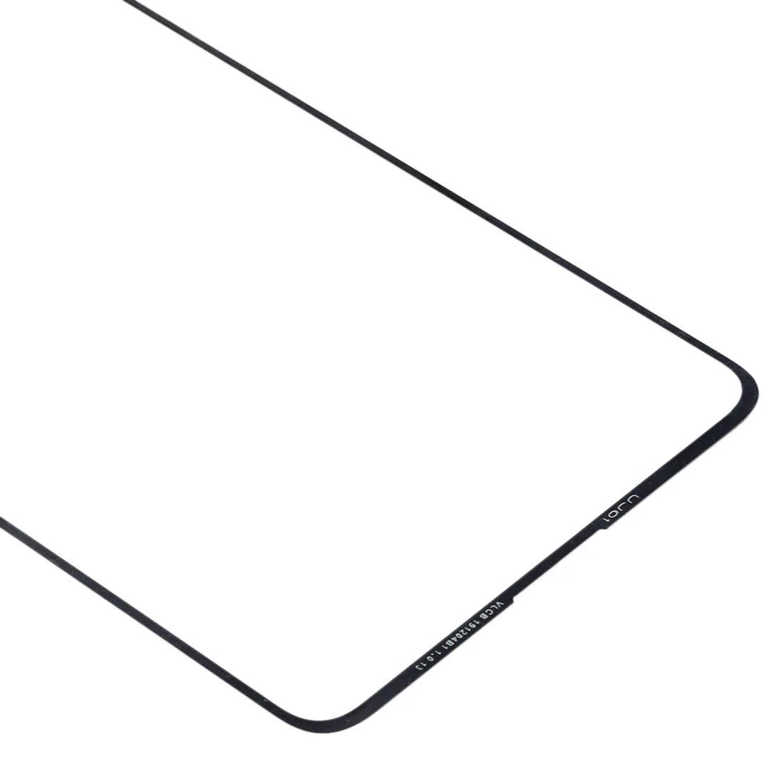 10pcs Front Screen Outer Glass Lens (Black)