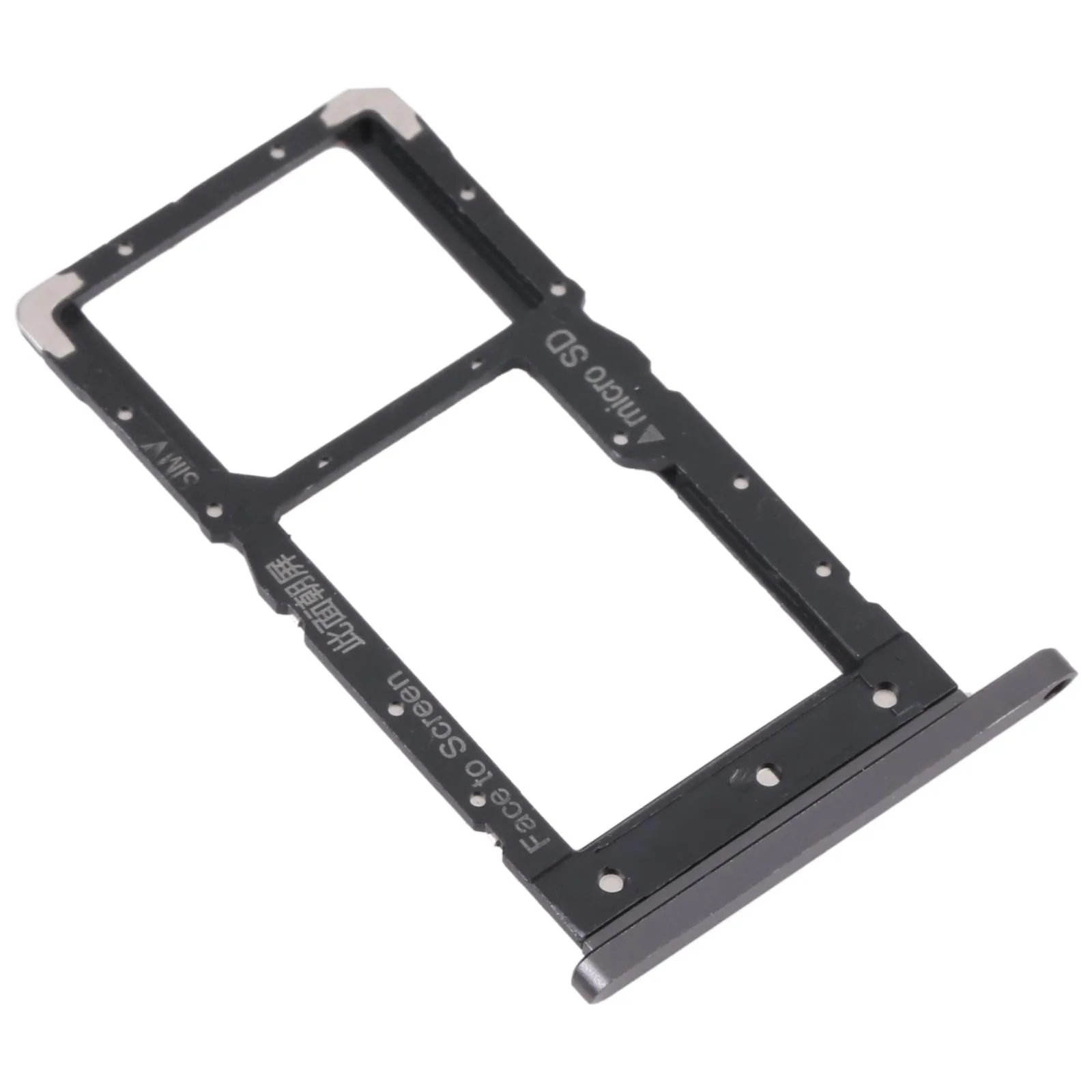 TB-X606F TB-X606X SIM Card Tray + Micro SD Card Tray (Black)