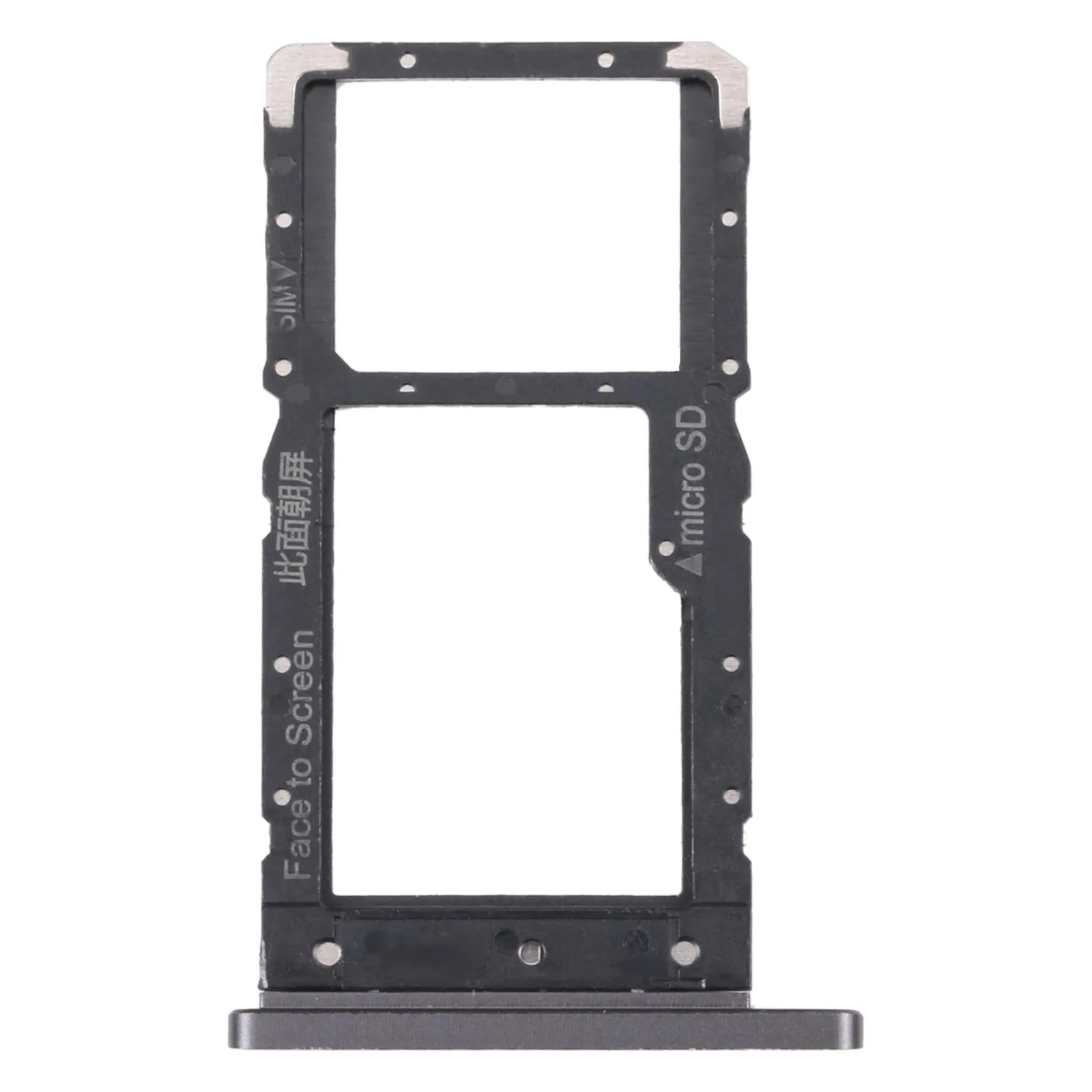 TB-X606F TB-X606X SIM Card Tray + Micro SD Card Tray (Black)