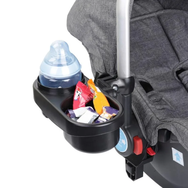 Stroller Double Cup Holder Pushchair Bottle Snack Box Shelf(J4100)