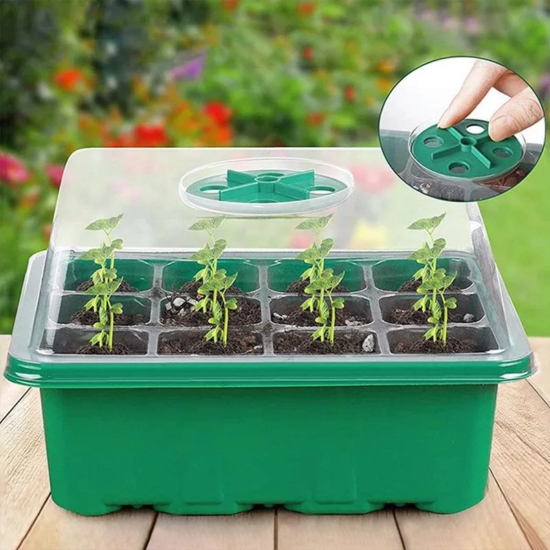 Thickened Adjustable Breathable Cover Seedling Box(18.5x14.5x11cm)