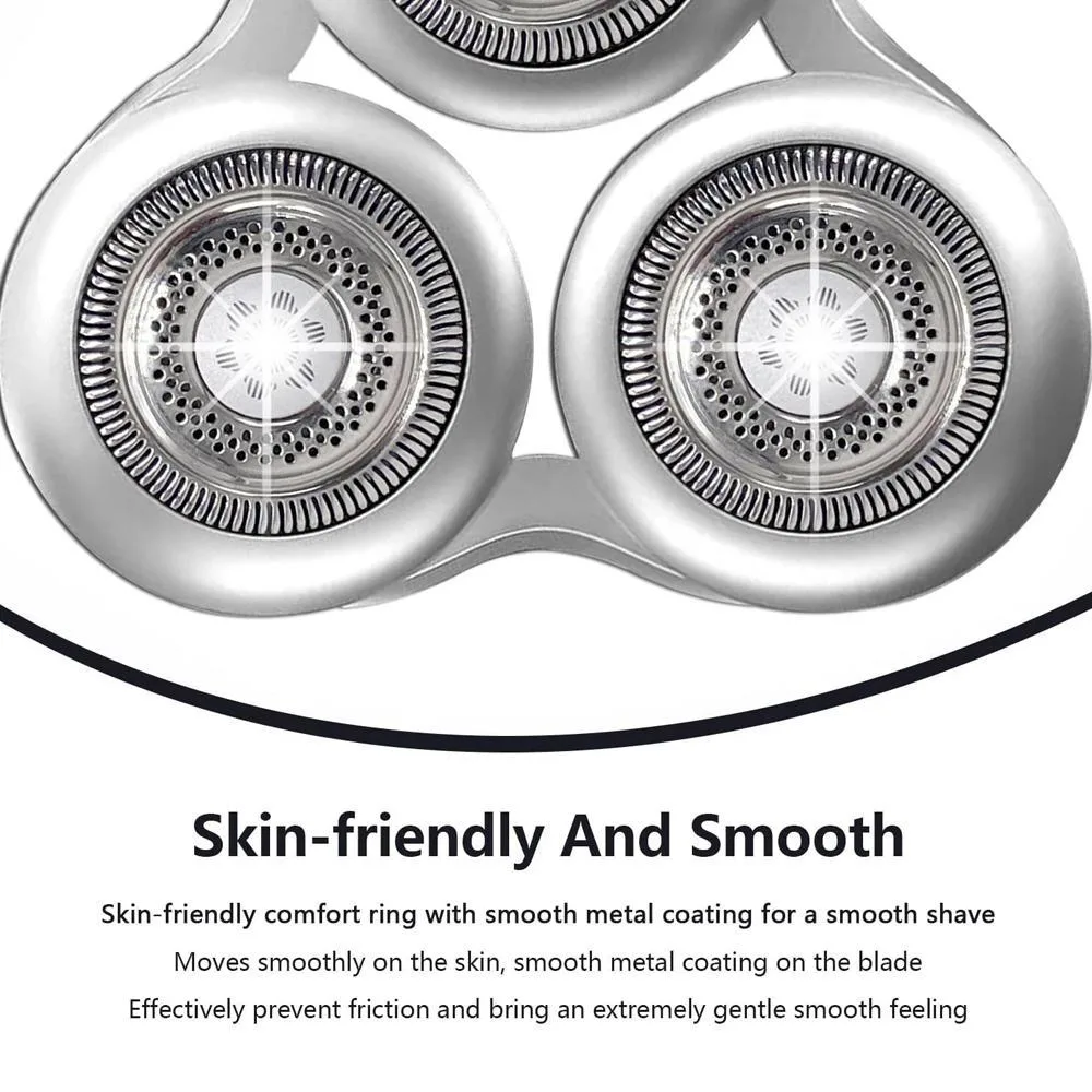 Razor Shaver Blade Head for Philips SH98 SP9860 SP9863 SP9880 9000 (Silver)