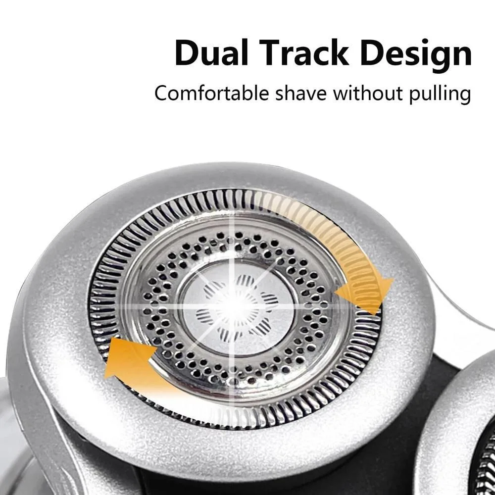 Razor Shaver Blade Head for Philips SH98 SP9860 SP9863 SP9880 9000 (Silver)